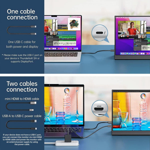 Écran portable XTRMLAB F156P1 vue produit